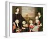 Unidentified Family Portrait, Traditionally Thought to Be That of Sir Thomas Browne, Mid 1640s-William Dobson-Framed Giclee Print
