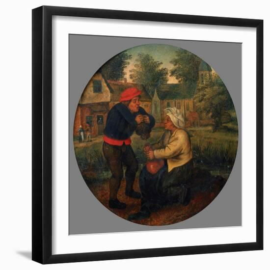 Unidentified Flemish Proverb, Late 16Th/Early 17th Century-Pieter Brueghel the Younger-Framed Giclee Print