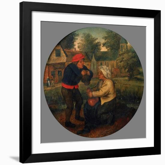 Unidentified Flemish Proverb, Late 16Th/Early 17th Century-Pieter Brueghel the Younger-Framed Giclee Print