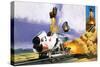 Unidentified High Speed Cart with Ejector Seat-Wilf Hardy-Stretched Canvas