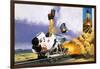 Unidentified High Speed Cart with Ejector Seat-Wilf Hardy-Framed Giclee Print