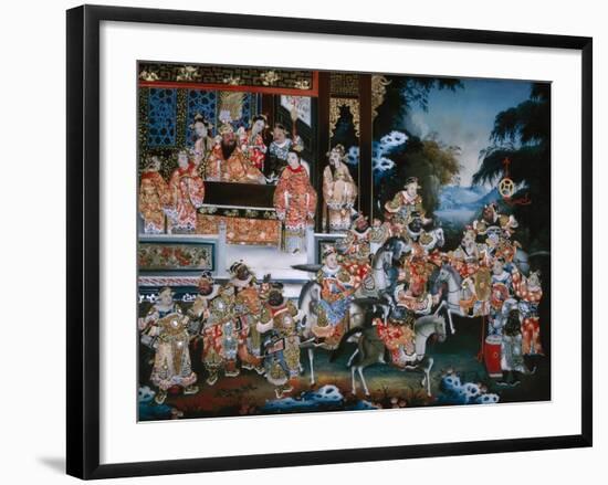 Unidentified Marital Scene, C1800-C1850-null-Framed Giclee Print