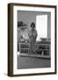 Unidentified Model Shoot. Part of Allan Grant's Series "The Golden Girls of the West", 1960-Allan Grant-Framed Photographic Print