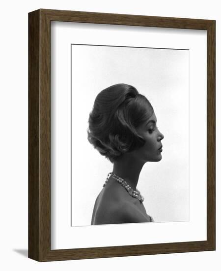 Unidentified Model Shoot. Part of Allan Grant's Series "The Golden Girls of the West", 1960-Allan Grant-Framed Photographic Print