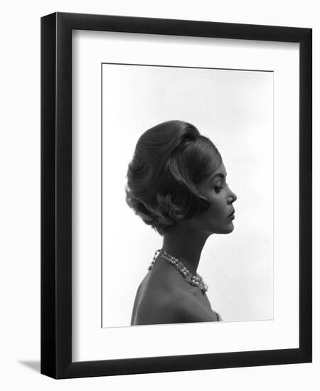 Unidentified Model Shoot. Part of Allan Grant's Series "The Golden Girls of the West", 1960-Allan Grant-Framed Photographic Print