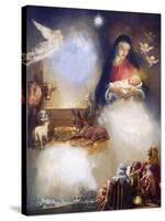 Unidentified Montage Based on the Birth of Jesus-John Millar Watt-Stretched Canvas