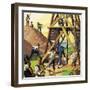 Unidentified Oil Drilling Rig-null-Framed Giclee Print