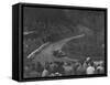 Unidentified open 4-seater car competing in the Shelsley Walsh Hillclimb, Worcestershire, 1935-Bill Brunell-Framed Stretched Canvas