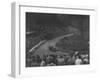 Unidentified open 4-seater car competing in the Shelsley Walsh Hillclimb, Worcestershire, 1935-Bill Brunell-Framed Photographic Print