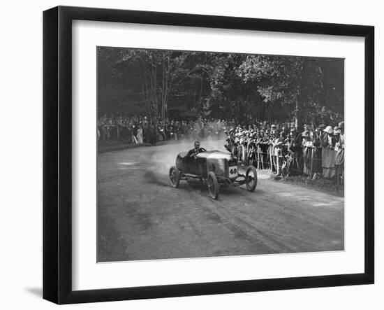 Unidentified open 4-seater competing in the MAC Shelsley Walsh Hillclimb, Worcestershire, 1923-Bill Brunell-Framed Photographic Print