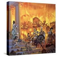 Unidentified Roman Attack-Angus Mcbride-Stretched Canvas