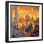 Unidentified Roman Attack-Angus Mcbride-Framed Giclee Print