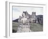 Unidentified Ruins Including Bust of a Woman in Haiti-Lynn Pelham-Framed Photographic Print