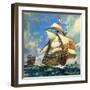 Unidentified Sailing Ships-Andrew Howat-Framed Giclee Print