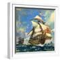 Unidentified Sailing Ships-Andrew Howat-Framed Giclee Print