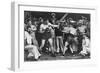 Unidentified Sailors Watch a Boxing Match in their Midst Aboard Hmas Melbourne, 1915-null-Framed Photographic Print