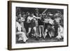 Unidentified Sailors Watch a Boxing Match in their Midst Aboard Hmas Melbourne, 1915-null-Framed Photographic Print