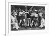 Unidentified Sailors Watch a Boxing Match in their Midst Aboard Hmas Melbourne, 1915-null-Framed Photographic Print