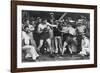 Unidentified Sailors Watch a Boxing Match in their Midst Aboard Hmas Melbourne, 1915-null-Framed Photographic Print