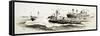 Unidentified Ship and Pilits Boat-John S. Smith-Framed Stretched Canvas