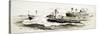 Unidentified Ship and Pilits Boat-John S. Smith-Stretched Canvas