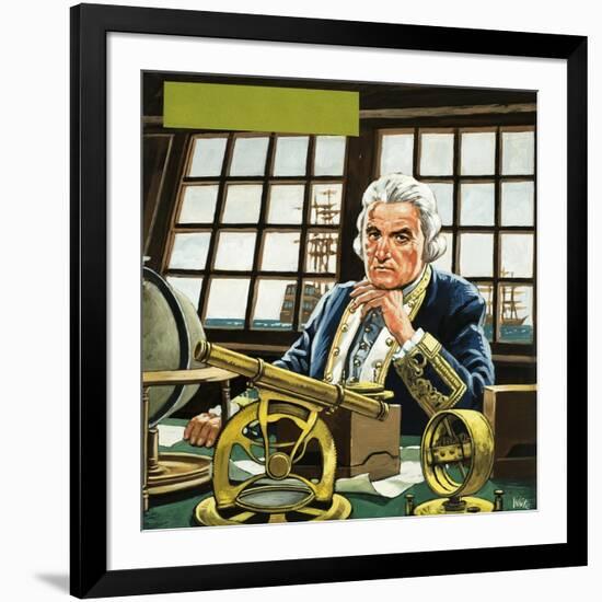 Unidentified Ship's Captain-Mike White-Framed Giclee Print