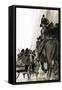 Unidentified Soldiers on Horse and in Cart-Angus Mcbride-Framed Stretched Canvas