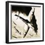 Unidentified Spitfire in Dogfight with German Fighters-null-Framed Giclee Print