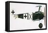 Unidentified Triplane-English School-Framed Stretched Canvas