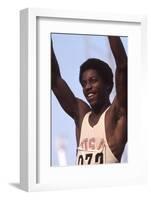 Unidentified Us Athlete at the 1972 Summer Olympic Games in Munich, Germany-John Dominis-Framed Photographic Print