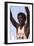 Unidentified Us Athlete at the 1972 Summer Olympic Games in Munich, Germany-John Dominis-Framed Photographic Print