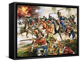 Unidentified War, Possibly Part of Mexican Revolution-Ron Embleton-Framed Stretched Canvas
