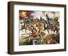 Unidentified War, Possibly Part of Mexican Revolution-Ron Embleton-Framed Giclee Print