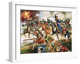 Unidentified War, Possibly Part of Mexican Revolution-Ron Embleton-Framed Giclee Print