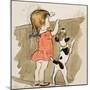 Unidentified Young Girl and Dog-Mary Brook-Mounted Giclee Print
