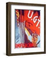 'Unification', Republican Poster, 1937-null-Framed Giclee Print