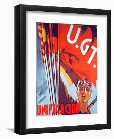 'Unification', Republican Poster, 1937-null-Framed Giclee Print