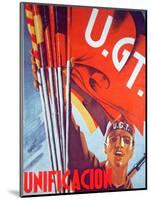 'Unification', Republican Poster, 1937-null-Mounted Giclee Print