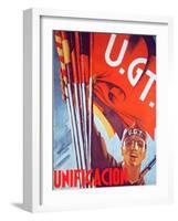 'Unification', Republican Poster, 1937-null-Framed Giclee Print