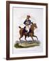 Uniform of a Private of the 15th or King's Light Dragoons (Hussars), from 'Costume of the British…-Charles Hamilton Smith-Framed Giclee Print