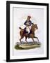 Uniform of a Private of the 15th or King's Light Dragoons (Hussars), from 'Costume of the British…-Charles Hamilton Smith-Framed Giclee Print