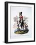 Uniform of a Private of the 2nd or Royal North British Dragoons, 'The Greys', from 'Costume of…-Charles Hamilton Smith-Framed Premium Giclee Print