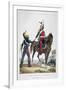 Uniform of a Regiment of Dragoons of the Royal Guard, France, 1823-Charles Etienne Pierre Motte-Framed Giclee Print