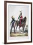 Uniform of a Regiment of Dragoons of the Royal Guard, France, 1823-Charles Etienne Pierre Motte-Framed Giclee Print