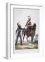 Uniform of a Regiment of Dragoons of the Royal Guard, France, 1823-Charles Etienne Pierre Motte-Framed Giclee Print