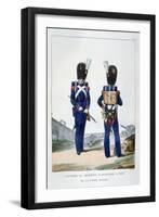Uniform of a Regiment of Foot Artillery of the Royal Guard, France, 1823-Charles Etienne Pierre Motte-Framed Giclee Print
