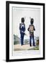 Uniform of a Regiment of Foot Artillery of the Royal Guard, France, 1823-Charles Etienne Pierre Motte-Framed Giclee Print