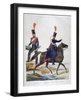 Uniform of a Regiment of Horse Artillery, France, 1823-Charles Etienne Pierre Motte-Framed Giclee Print