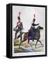 Uniform of a Regiment of Horse Artillery, France, 1823-Charles Etienne Pierre Motte-Framed Stretched Canvas