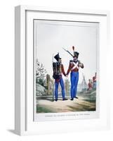 Uniform of a Regiment of Swiss Infantry, France, 1823-Charles Etienne Pierre Motte-Framed Giclee Print